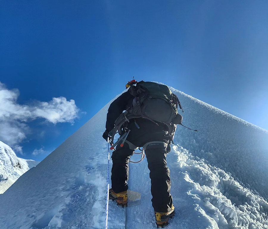 Peak climbing in Nepal