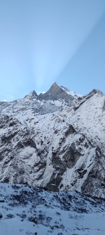 The Majestic Mountains of the Annapurna Range