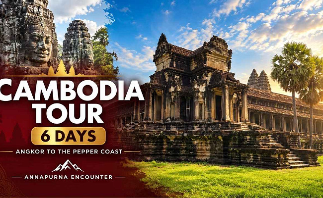 Cambodia Tour Package from Nepal — 6 Days, Angkor to the Pepper Coast