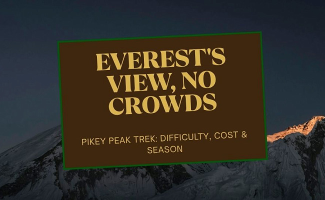 Pikey Peak Trek: Difficulty, Cost & Everest's View Without the Crowds
